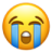 sobbing emoji
